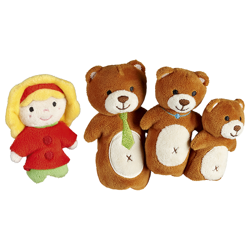 Boucle d'or et les 3 ours marionnette à doigts set-pour Storytime School Children 