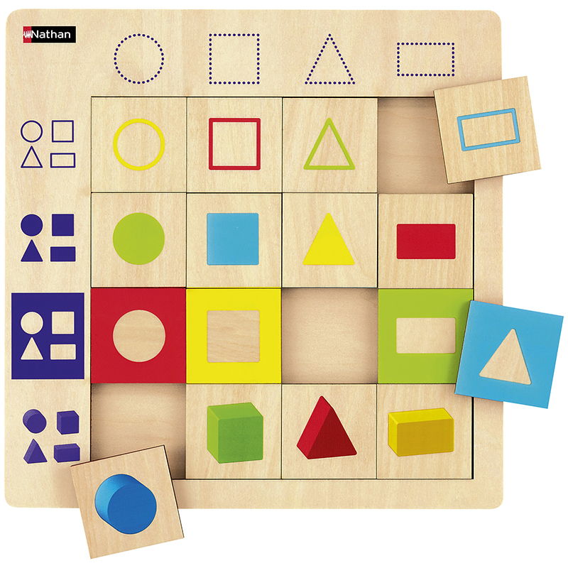 Puzzle casse tete en bois - Jeux Montessori - Intimea Protect