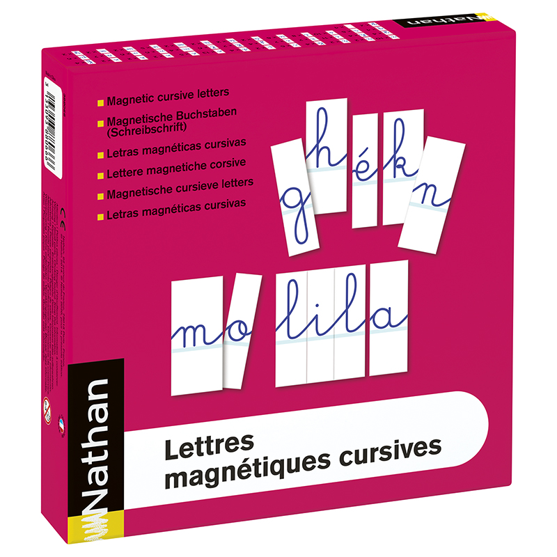 Lettres magnétiques cursives - Lettres mobiles