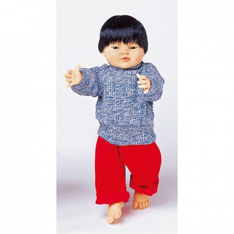 Poupée Asiatique garçon - Taille 4 (43 cm)