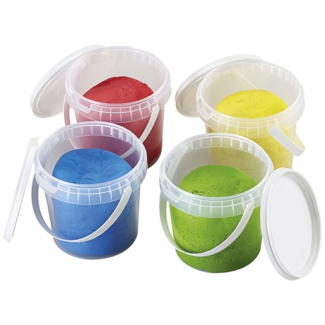 Pâte à modeler ultrasouple - 4 couleurs