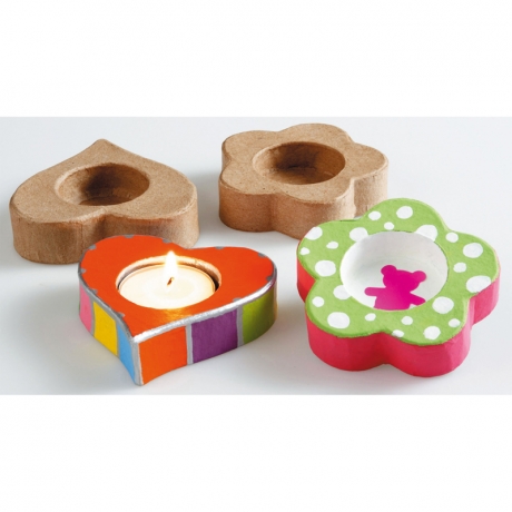 Bougeoirs à décorer