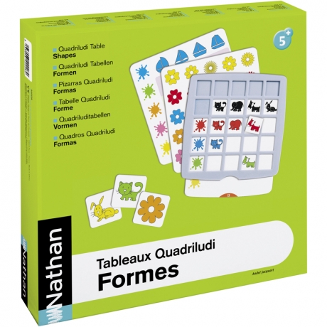 Tableaux Quadriludi Formes pour 2 enfants