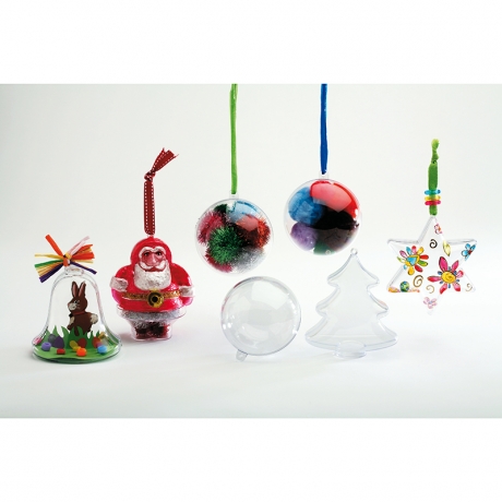 Formes figuratives transparentes - lot de 12