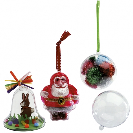 Formes figuratives transparentes - Lot de 36