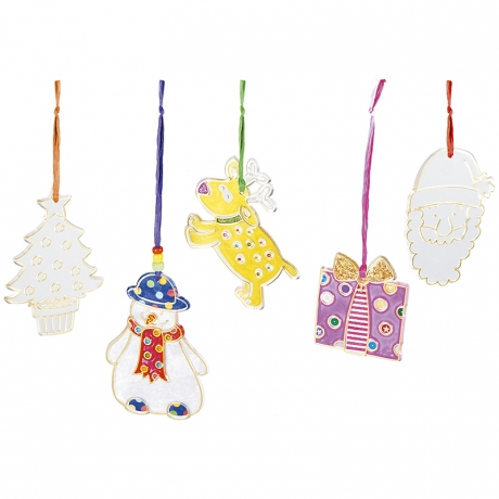 Formes de Noël à suspendre - Lot de 24