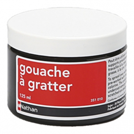 Gouache à gratter