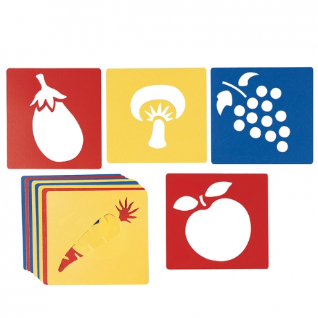 Pochoirs fruits et légumes