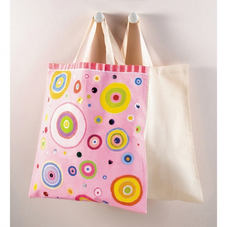 Sacs de shopping à décorer - Grand modèle