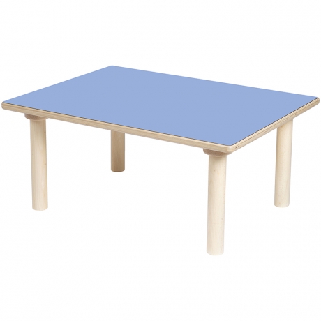 Table rectangle bleue Clorofile