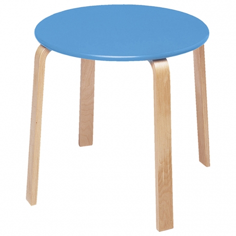 Table de cuisine bleue