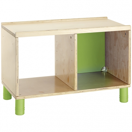 Meuble bas 2 cases Clorofile - Vert