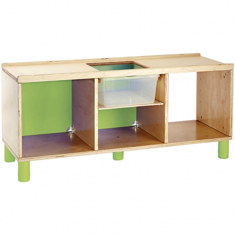 Meuble bas d'activités Clorofile - Vert