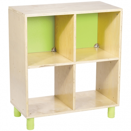 Meuble haut 4 cases Clorofile - Vert