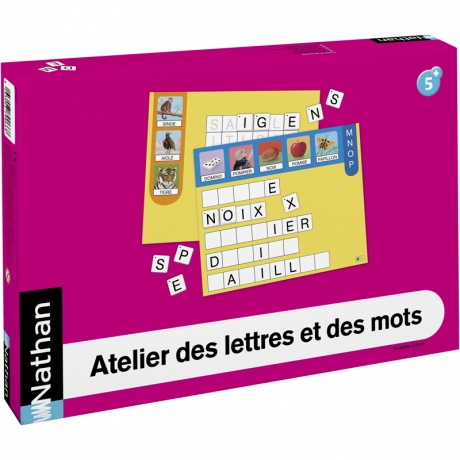 Atelier des lettres et des mots pour 6 enfants