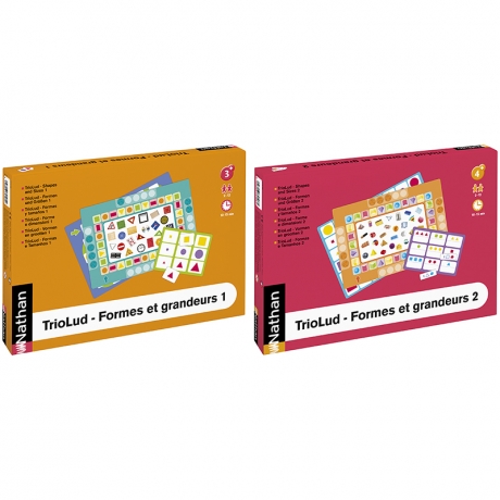 TrioLud Formes et grandeurs 1 + TrioLud Formes et grandeurs 2 - Offre spéciale