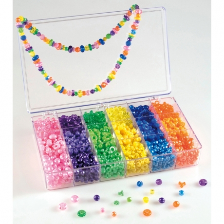 Perles fantaisie multicolores