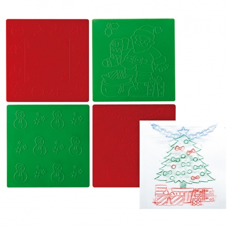 Plaques à traces - Noël