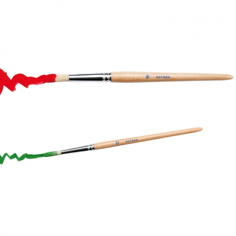 Brosses rondes en soie