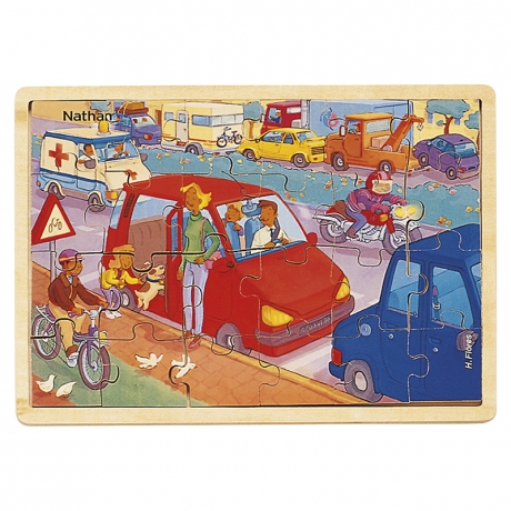 Puzzle bois - La voiture