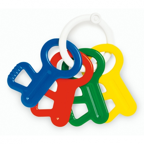 Hochet dentition clefs