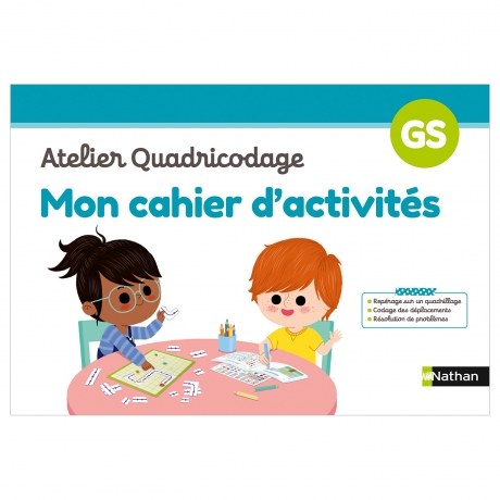 Mon cahier d'activités - Atelier Quadricodage - Lot de 15