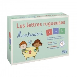 Les lettres rugueuses Montessori