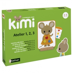 J'apprends avec Kimi - Atelier 1, 2, 3 pour 2 enfants
