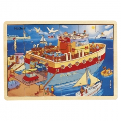 Puzzle bois - Le bateau