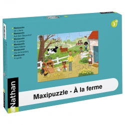 Maxipuzzle carton - À la ferme