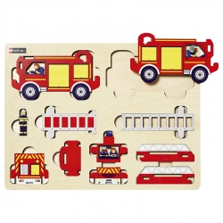 Première maquette - Le camion de pompiers