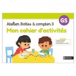 Mon cahier d'activités - Atelier Boîtes à compter 3 - Lot de 15