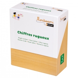 Chiffres rugueux Montessori